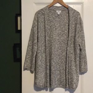 Knit slouchy sweater/cardigan
